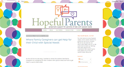 Desktop Screenshot of hopefulparents.org
