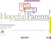 Tablet Screenshot of hopefulparents.org